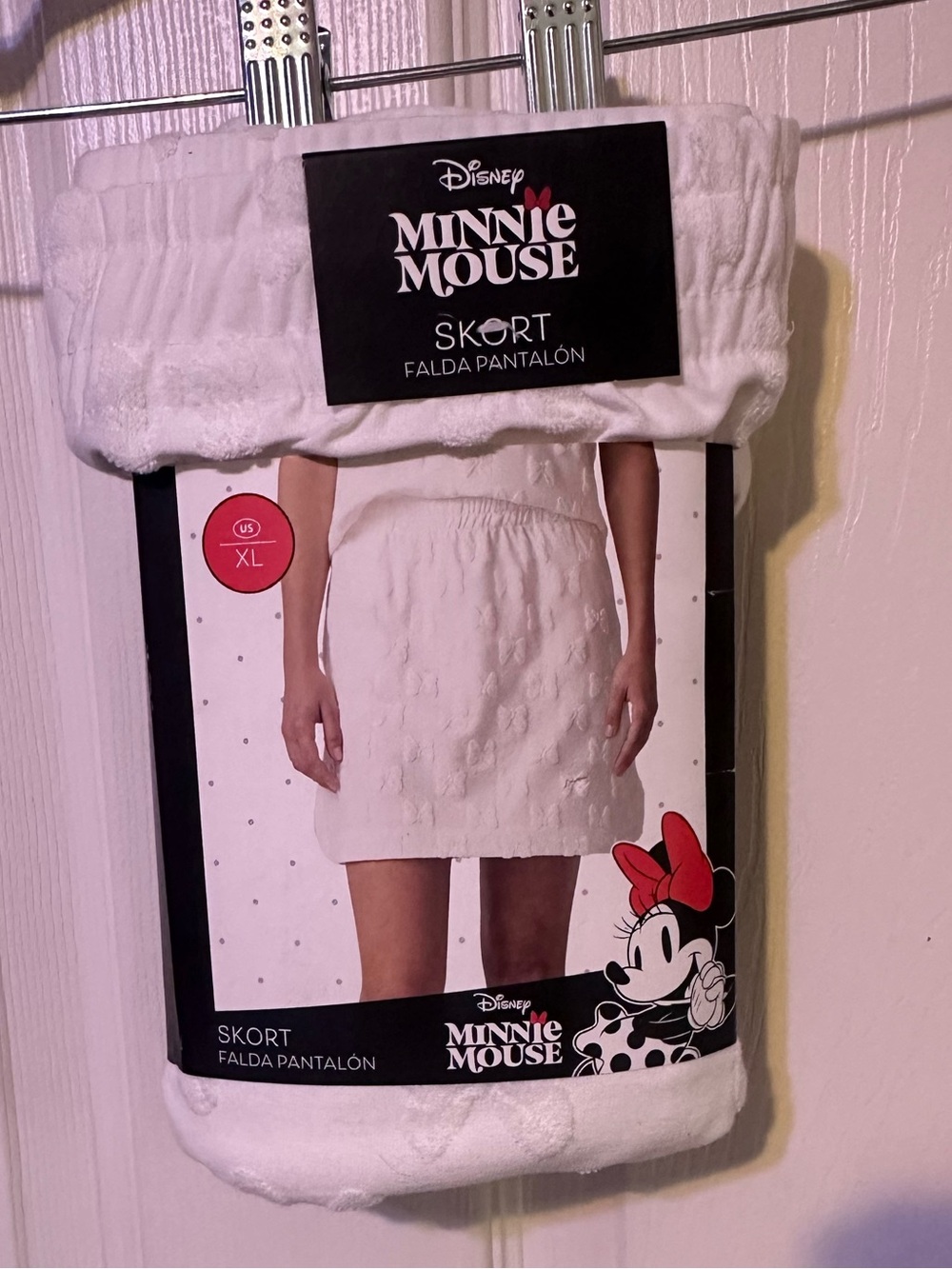 Disney Minnie Mouse White Girls Skirt - Packaged